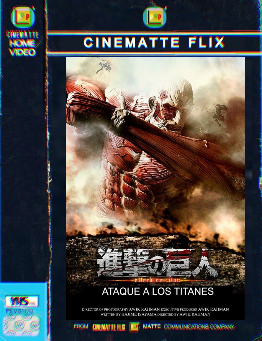 ATAQUE A LOS TITANES CARATULA VHS CINEMATTE FLIX (1)