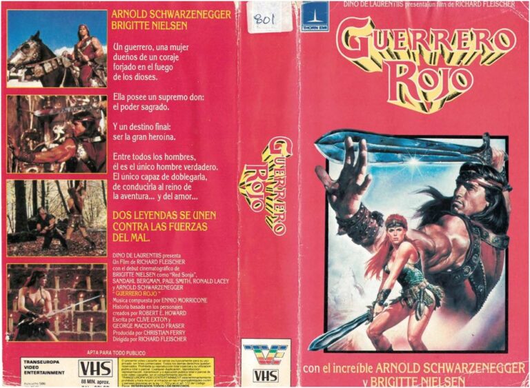 Ver gratis 'El Guerrero Rojo' en formato (VHS Videoclub)