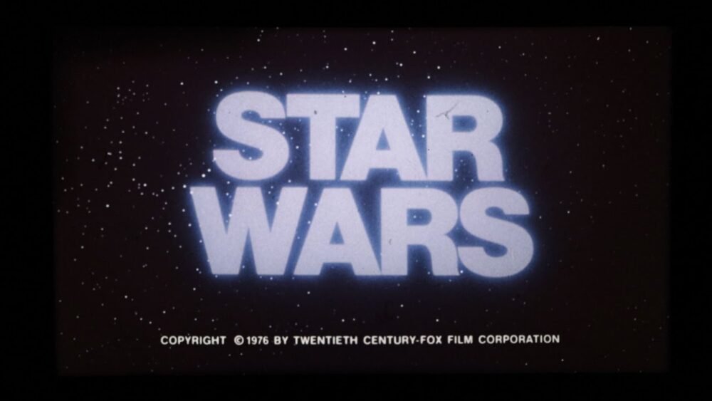 Tráiler original de STAR WARS en película de 35 mm