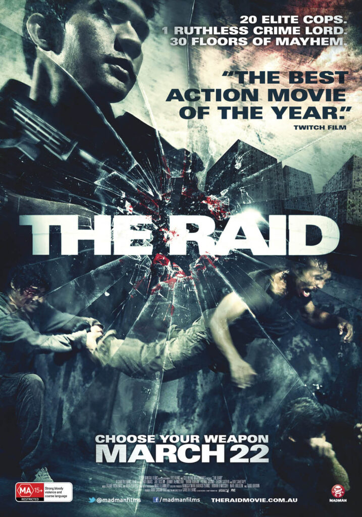 the-raid_poster-717x1024 LA BALADA DE LA VIOLENCIA: THE RAID Y EL ARTE DEL COMBATE CINEMATOGRÁFICO